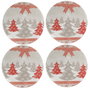 Hermia Set de 4 Salvamanteles Individuales Multicolor